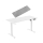 Biurko gamingowe Silver Monkey Biurko elektryczne ED-140 white DESK MAT XL Jasnoszara